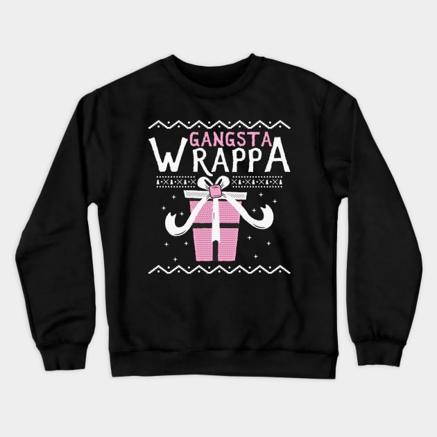 Gangsta Wrapper - Christmas Crewneck Sweatshirt by OzInke